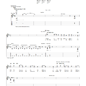 New Found Glory I'd Kill To Fall Asleep Musik Noten - Guitar Tab - 29016-0