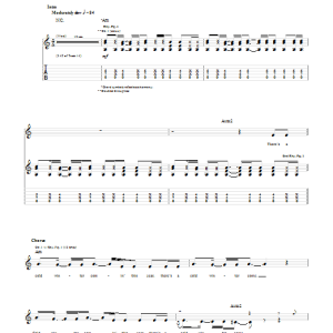 New Found Glory Untitled Musik Noten - Guitar Tab - 29024-0