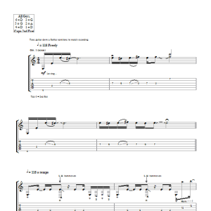 Newton Faulkner Intro Musik Noten - Guitar Tab - 40702-0