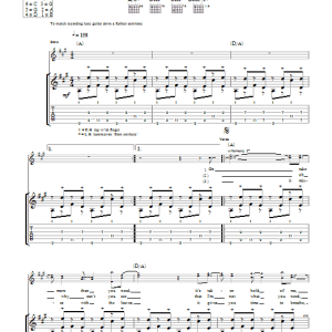 Newton Faulkner Won't Let Go Musik Noten - Guitar Tab - 48919-0