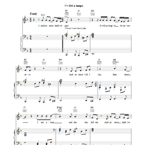 Nick Cave And No More Shall We Part Musik Noten - Piano, Vocal & Guitar Chords - 18437-0