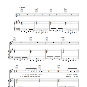 Nick Cave Carry Me Musik Noten - Piano, Vocal & Guitar Chords - 29678-0