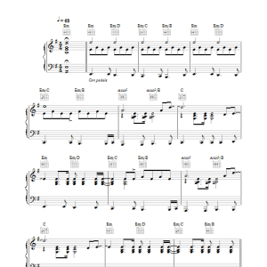 Nick Cave Easy Money Musik Noten - Piano, Vocal & Guitar Chords - 29679-0