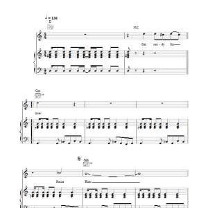Nick Cave Get Ready For Love Musik Noten - Piano, Vocal & Guitar Chords - 29680-0