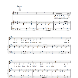 Nick Cave Red Right Hand Musik Noten - Piano, Vocal & Guitar Chords - 18444-0
