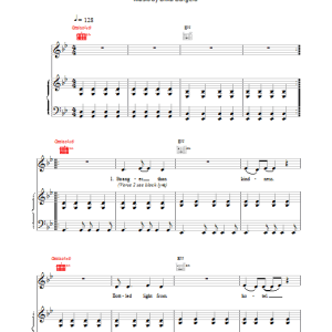 Nick Cave Stranger Than Kindness Musik Noten - Piano, Vocal & Guitar Chords - 18446-0