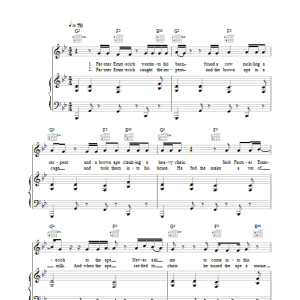 Nick Cave The Fable Of The Brown Ape Musik Noten - Piano, Vocal & Guitar Chords - 29689-0