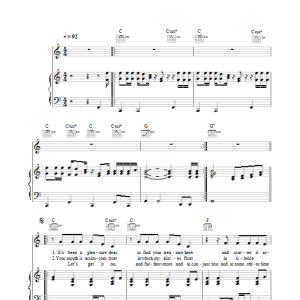 Nick Cave Under This Moon Musik Noten - Piano, Vocal & Guitar Chords - 29739-0