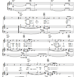 Nick Jonas & The Administration In The End Musik Noten - Piano, Vocal & Guitar Chords - 74854-0