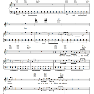 Nick Jonas & The Administration Rose Garden Musik Noten - Piano, Vocal & Guitar Chords - 74850-0