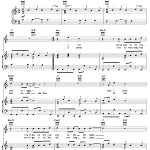 Nick Lachey Beautiful Musik Noten - Piano, Vocal & Guitar Chords - 62516-0