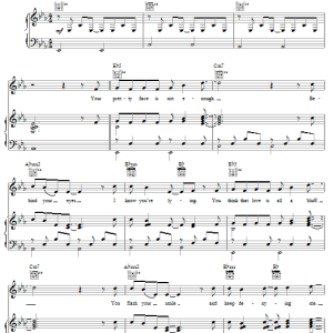 Nick Lachey I Do It For You Musik Noten - Piano, Vocal & Guitar Chords - 62515-0