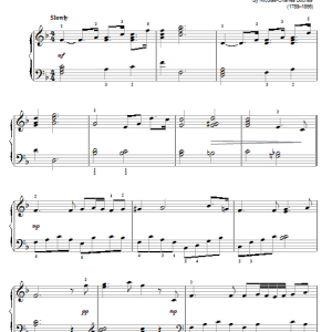 Nicolas-Charles Bochsa Nocture No. 2 for Horn and Harp Musik Noten - Easy Piano - 63138-0