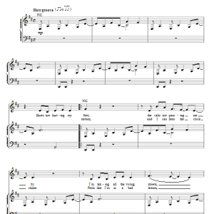 Nikki Yanofsky Never Make It On Time Musik Noten - Piano & Vocal - 79952-0