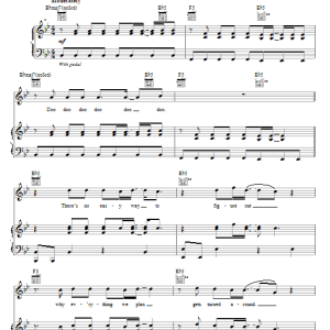 Nikko Everything Can Change Musik Noten - Piano, Vocal & Guitar Chords - 70048-0