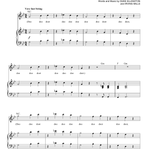 Nina Simone It Don't Mean A Thing (If It Ain't Got That Swing) Musik Noten - Piano & Vocal - 154693-0