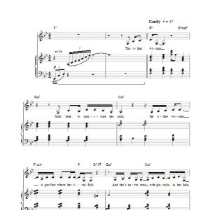 Nina Simone The Other Woman Musik Noten - Piano, Vocal & Guitar Chords - 73704-0