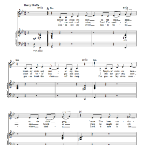 Nina Simone Work Song Musik Noten - Piano & Vocal - 154722-0