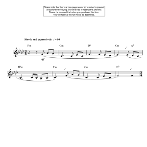 Nino Rota A Time For Us (Love Theme from Romeo and Juliet) Musik Noten - Alto Sax Solo - 110053-0