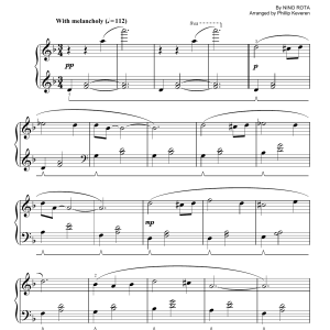 Nino Rota The Godfather Waltz [Classical version] (arr. Phillip Keveren) Musik Noten - Easy Piano - 170460-0