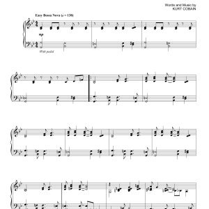 Nirvana About A Girl [Jazz version] Musik Noten - Piano Solo - 162662-0