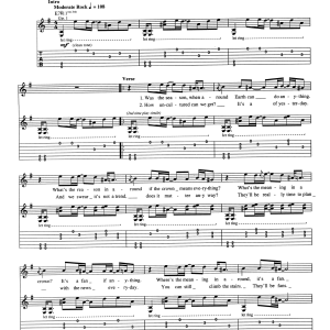 Nirvana Aero Zeppelin Musik Noten - Guitar Tab - 172730-0