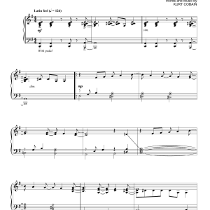 Nirvana Heart Shaped Box [Jazz version] Musik Noten - Piano Solo - 162670-0