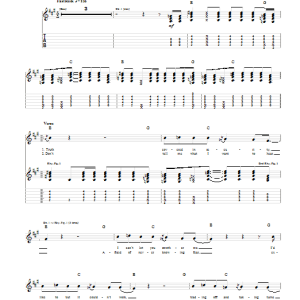Nirvana Lounge Act Musik Noten - Guitar Tab - 25031-0