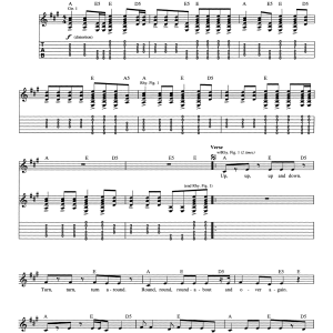 Nirvana Son Of A Gun Musik Noten - Guitar Tab - 172725-0