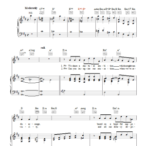 Noel Coward Dear Little Cafe Musik Noten - Piano, Vocal & Guitar Chords - 43582-0