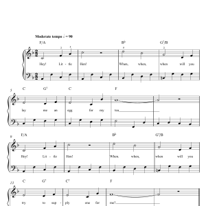 Noel Gay Hey, Little Hen Musik Noten - Easy Piano - 101275-0