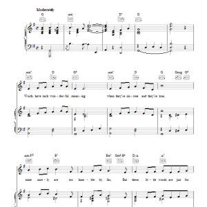 Noel Gay My Thanks To You Musik Noten - Piano, Vocal & Guitar Chords - 40319-0