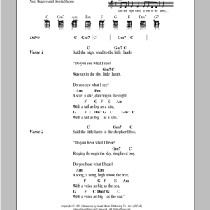 Noel Regney Do You Hear What I Hear Musik Noten - Lead Sheet / Fake Book - 94126-0