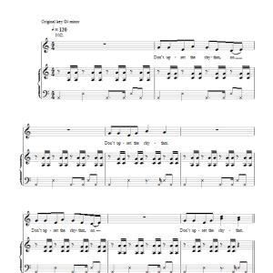 Noisettes Don't Upset The Rhythm Musik Noten - Piano, Vocal & Guitar Chords - 47670-0