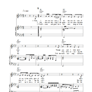 Norah Jones Be Here To Love Me Musik Noten - Piano, Vocal & Guitar Chords - 28246-0