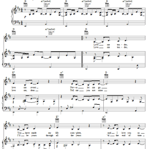 Norah Jones Love Me Tender Musik Noten - Piano, Vocal & Guitar Chords - 29902-0