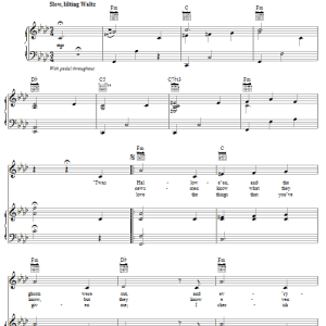 Norah Jones My Dear Country Musik Noten - Piano, Vocal & Guitar Chords - 58978-0