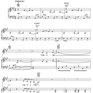 Norah Jones Nightingale Musik Noten - Piano, Vocal & Guitar Chords - 21454-0