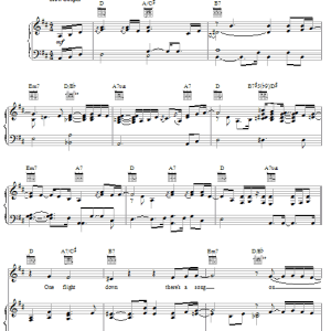 Norah Jones One Flight Down Musik Noten - Piano, Vocal & Guitar Chords - 21446-0