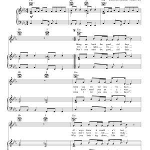 Norah Jones Say Goodbye Musik Noten - Piano, Vocal & Guitar Chords - 91355-0
