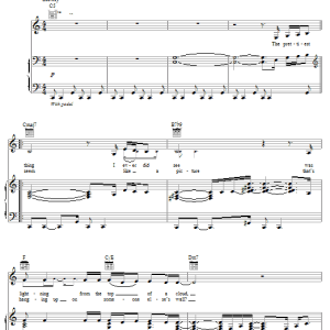 Norah Jones The Prettiest Thing Musik Noten - Piano, Vocal & Guitar Chords - 28250-0