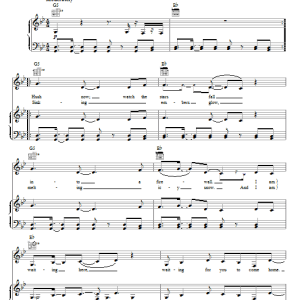 Norah Jones Waiting Musik Noten - Piano, Vocal & Guitar Chords - 75805-0
