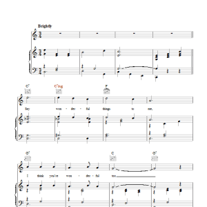 Norman Newell Say Wonderful Things Musik Noten - Piano, Vocal & Guitar Chords - 41462-0