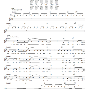 O.A.R. Here's To You Musik Noten - Guitar Tab - 54979-0