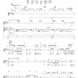 O.A.R. Hey Girl Musik Noten - Guitar Tab - 54978-0
