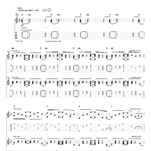 O.A.R. I Feel Home Musik Noten - Guitar Tab - 54976-0