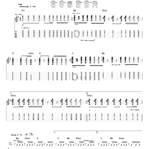 O.A.R. Untitled Musik Noten - Guitar Tab - 54971-0