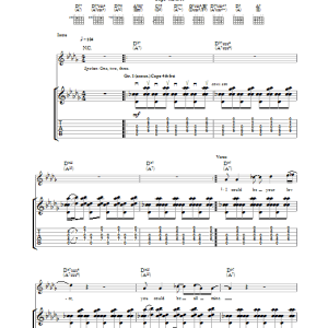 Oasis Guess God Thinks I'm Abel Musik Noten - Guitar Tab - 33238-0
