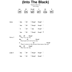 Oasis Hey Hey, My My (Into The Black) Musik Noten - Guitar Chords/Lyrics - 41678-0