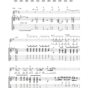 Oasis I Am The Walrus Musik Noten - Guitar Tab - 32650-0